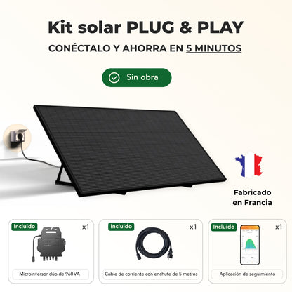 Kit solar 1500W plug and play